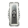CHROME HEARTS クロムハーツ（原本無） RECT CH CRS SIDE カクテルCH リング 11.5号【中古】