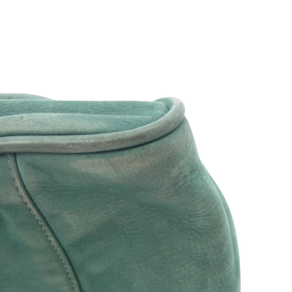 CHROME HEARTS クロムハーツ（原本無） MD GYM ジムバッグ 現行型 CHチャーム付き セメタリークロスパッチ ミディアム ヌバックレザー ボストンバッグ グリーン系【中古】