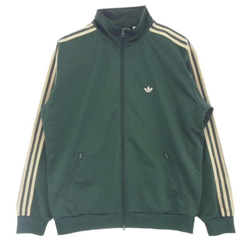 adidas アディダス 23AW IN1001 BECKENBAUER TRACKSUIT ジェンダーニュートラル べッケンバウアー トラック ジャケット ダブルジップ ジャージ グリーン系 M【中古】