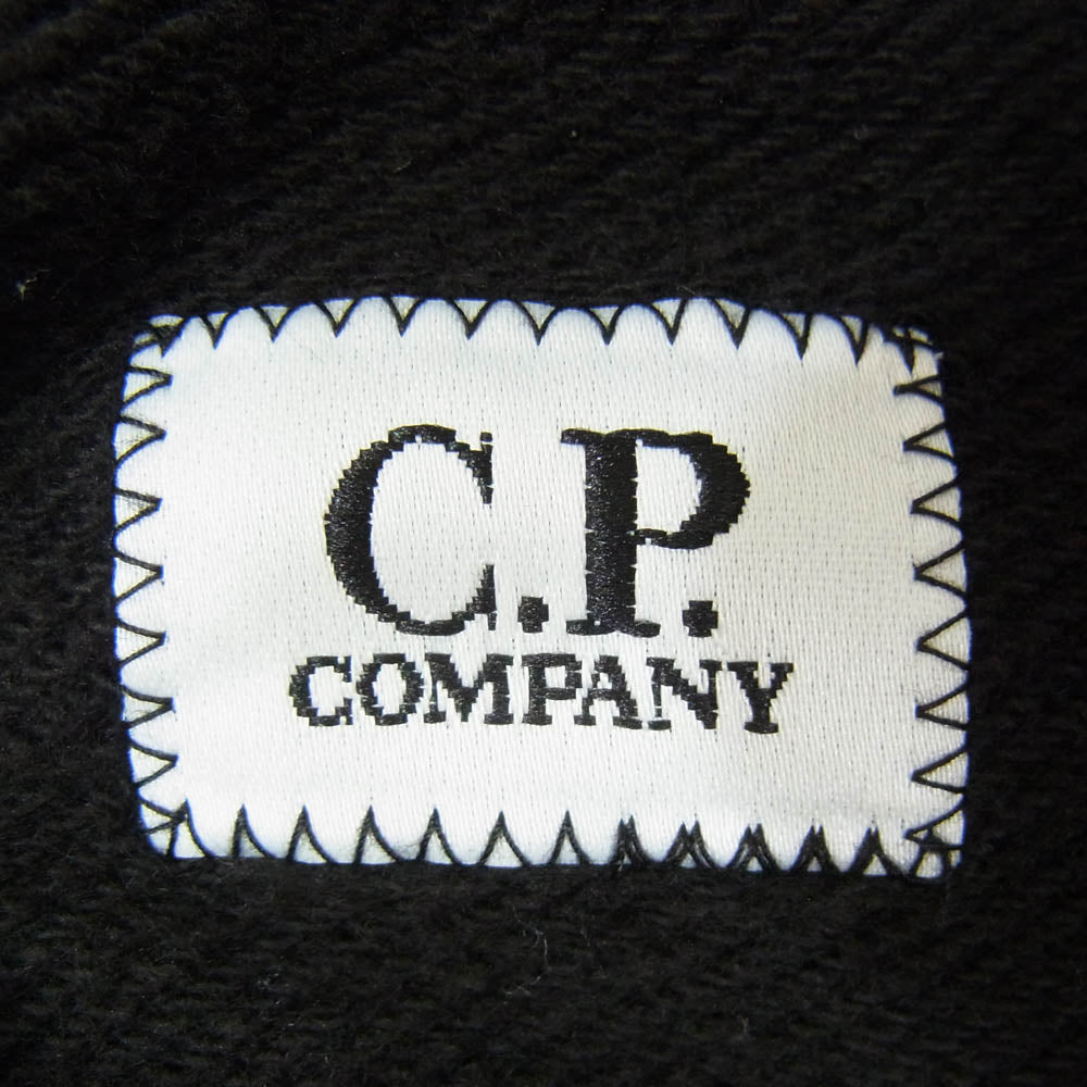 C.P.Company シーピーカンパニー 18CMS028A-005086W Zipped Hooded Sweatshirt ゴーグル フルジップ スウェット パーカー ブラック系 L【中古】