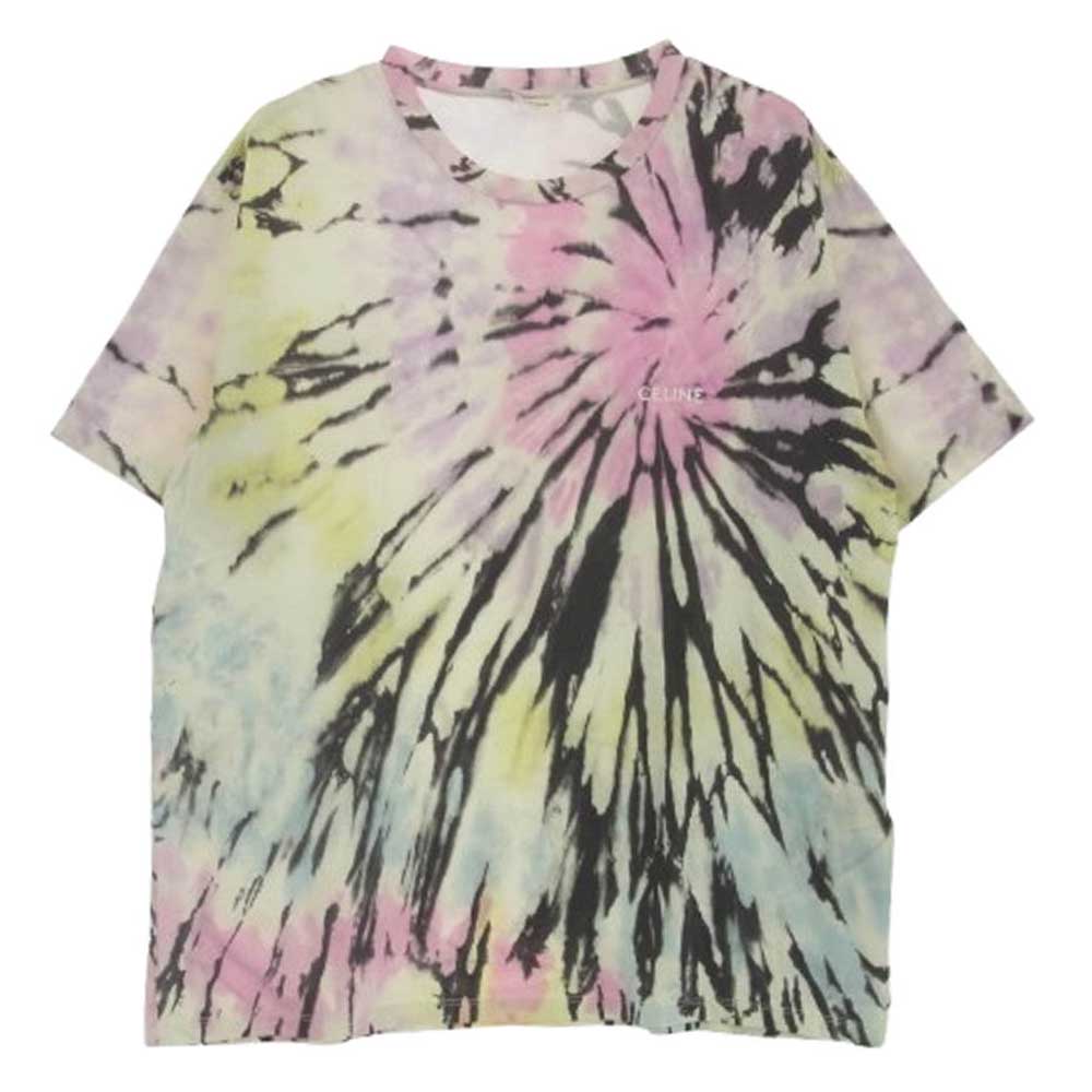 CELINE セリーヌ 23SS 2X59G649V LOOSE TIE DYE T SHIRT ジャージールーズ 半袖 Tシャツ マルチカラー系 XXL【中古】