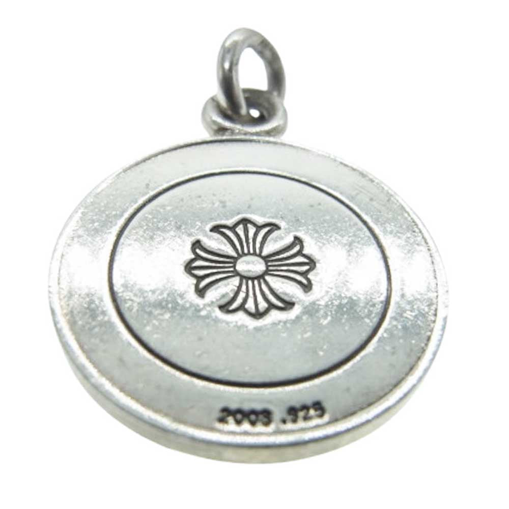 CHROME HEARTS クロムハーツ（原本無） ブラックシンフォニーギャランティ付属 CHRM ANGL MDL エンジェルメダル チャーム V1 シルバー系【中古】