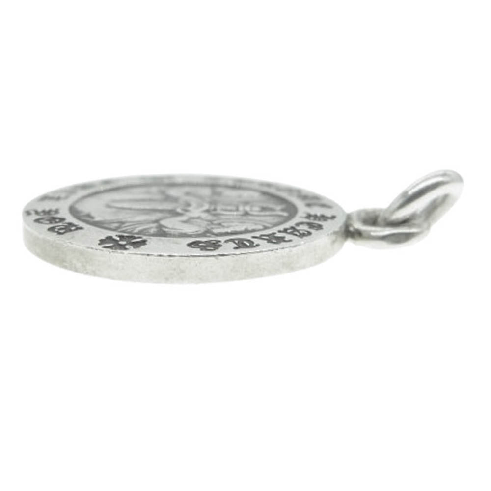 CHROME HEARTS クロムハーツ（原本無） ブラックシンフォニーギャランティ付属 CHRM ANGL MDL エンジェルメダル チャーム V1 シルバー系【中古】