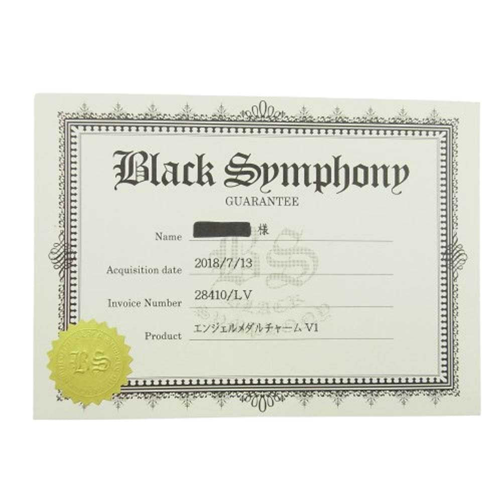 CHROME HEARTS クロムハーツ（原本無） ブラックシンフォニーギャランティ付属 CHRM ANGL MDL エンジェルメダル チャーム V1 シルバー系【中古】