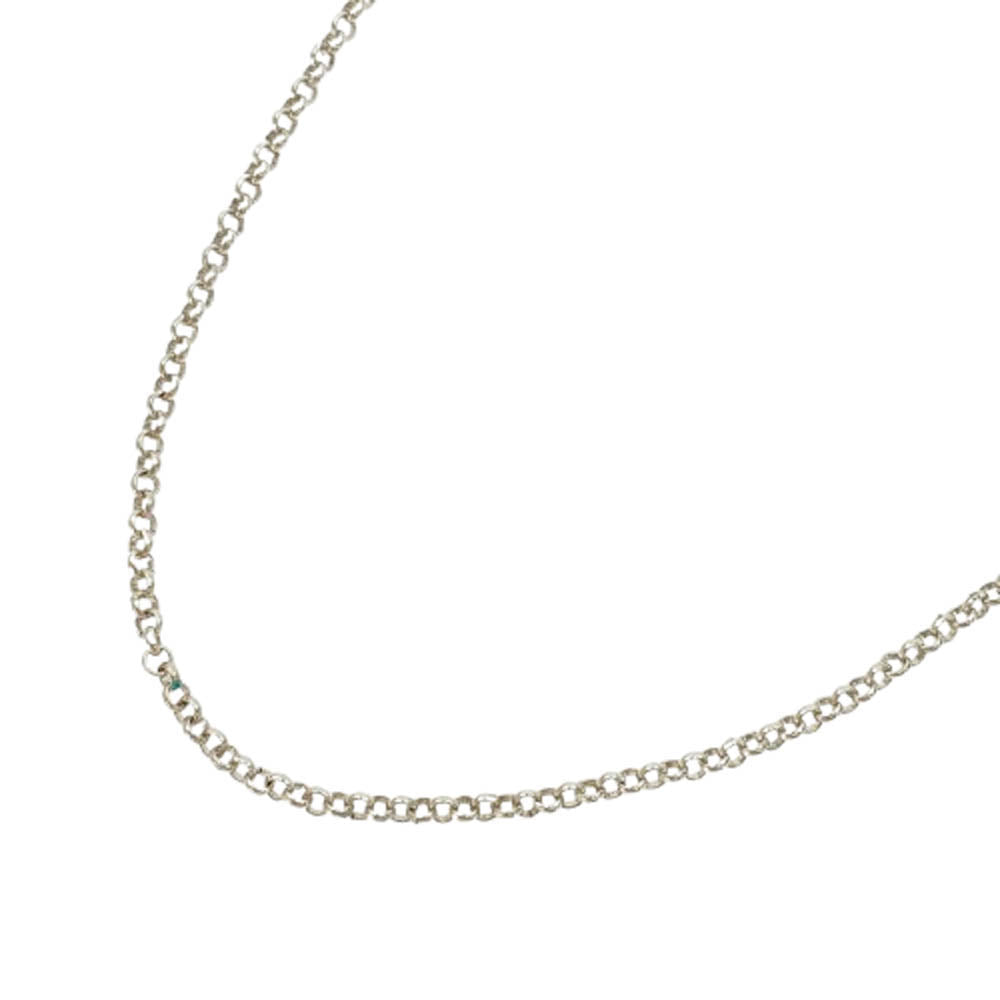 CHROME HEARTS クロムハーツ（原本無） ブラックシンフォニーギャランティ付属 18inch NECKCHAIN R18 ロールチェーン 18インチ シルバー系【中古】