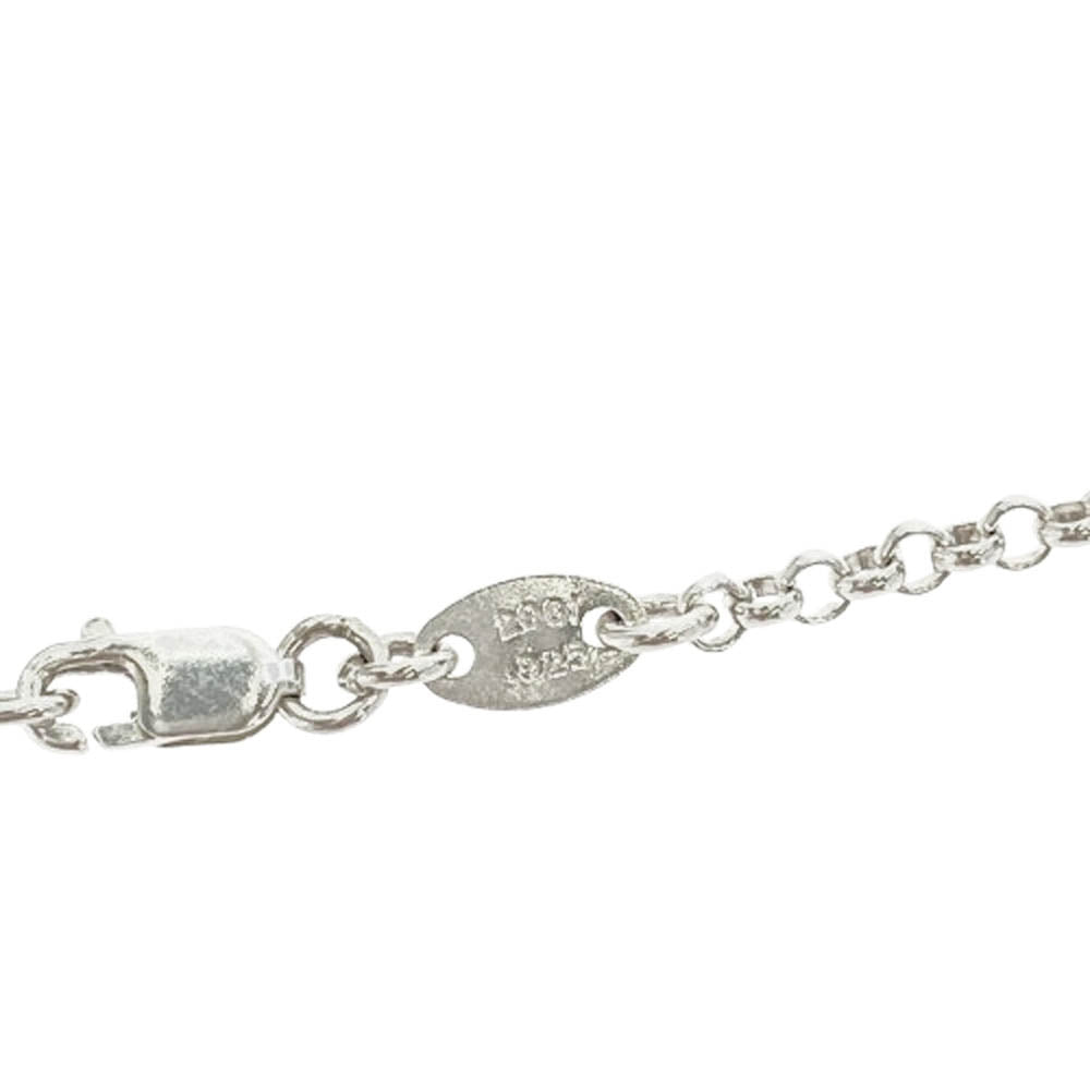 CHROME HEARTS クロムハーツ（原本無） ブラックシンフォニーギャランティ付属 18inch NECKCHAIN R18 ロールチェーン 18インチ シルバー系【中古】