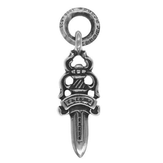 CHROME HEARTS クロムハーツ（原本無） ブラックシンフォニーギャランティ付属 #5DAGGER ZIP1 #5 ダガーチャーム シルバー系【中古】