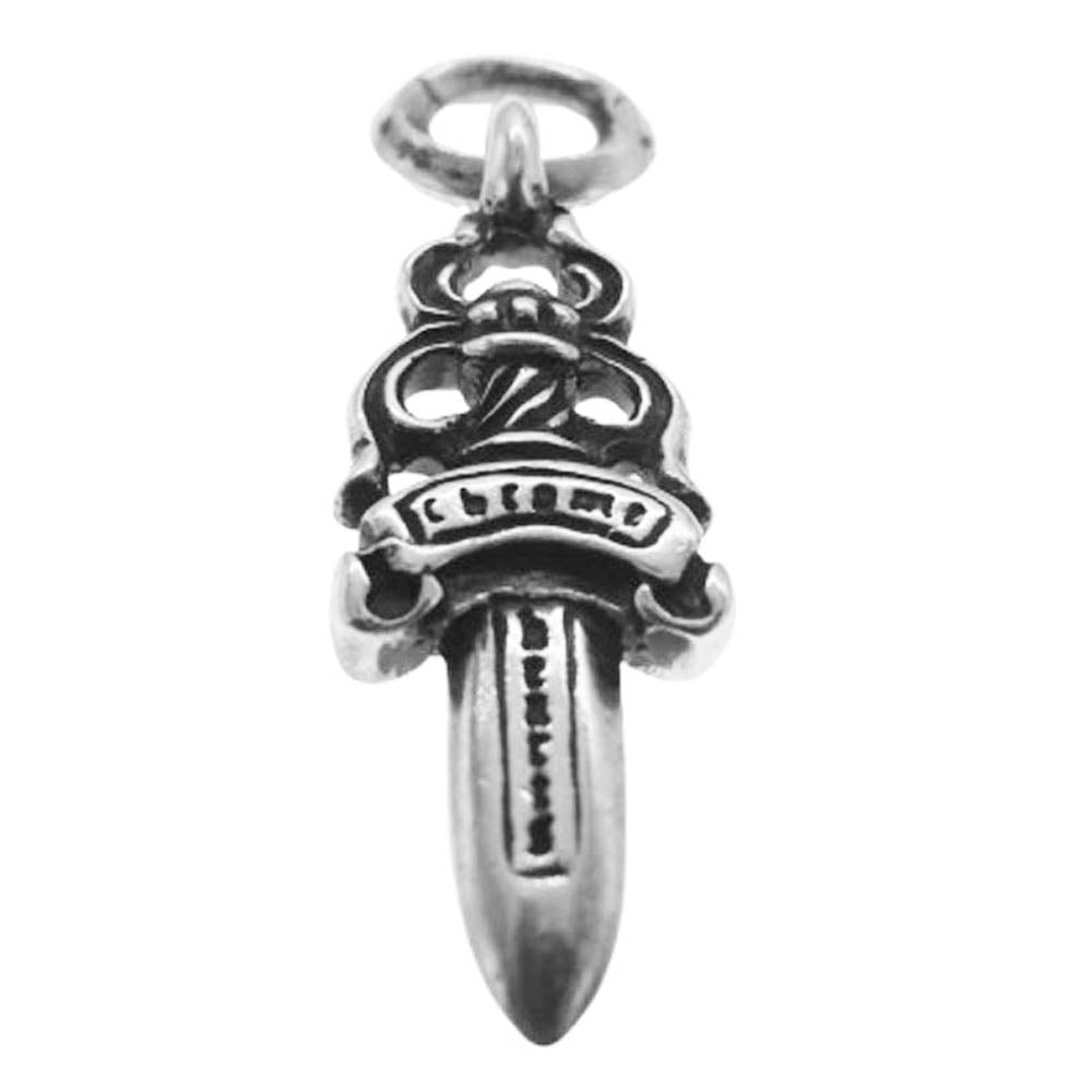 CHROME HEARTS クロムハーツ（原本無） ブラックシンフォニーギャランティ付属 #5DAGGER ZIP1 #5 ダガーチャーム シルバー系【中古】