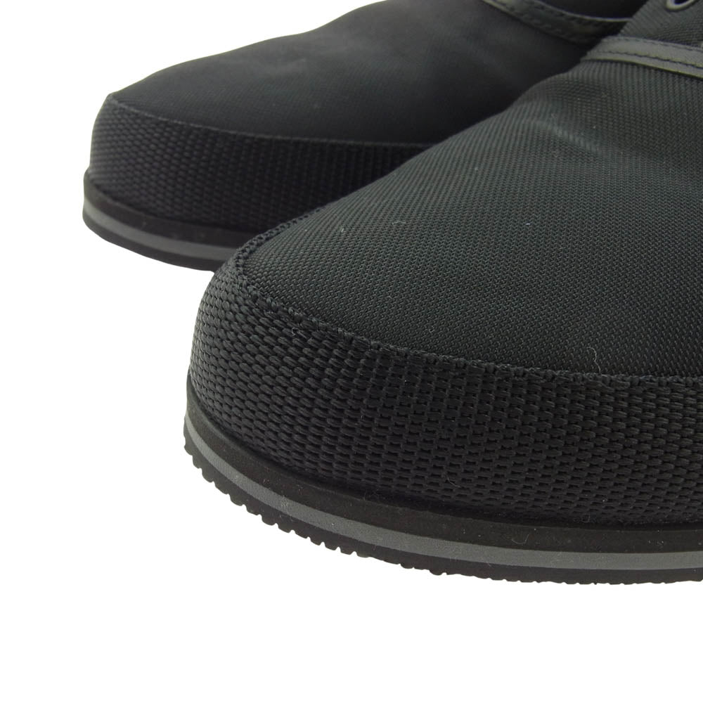 PRADA SPORTS プラダスポーツ 3114 レザー切替 ナイロン ローカットスニーカー ブラック系 4E【美品】【中古】