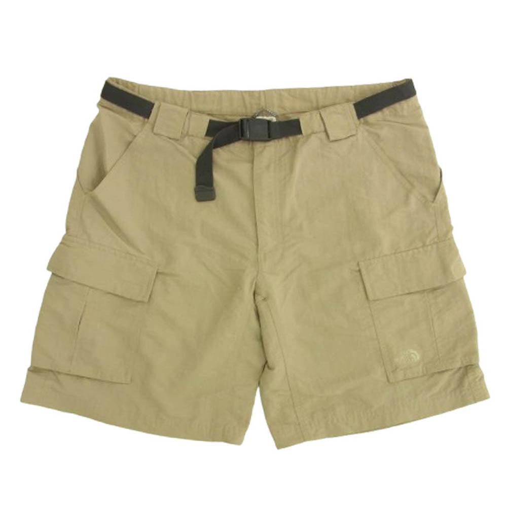 THE NORTH FACE ノースフェイス ナイロン カーゴショーツ ハーフパンツ ベージュ系 L【中古】