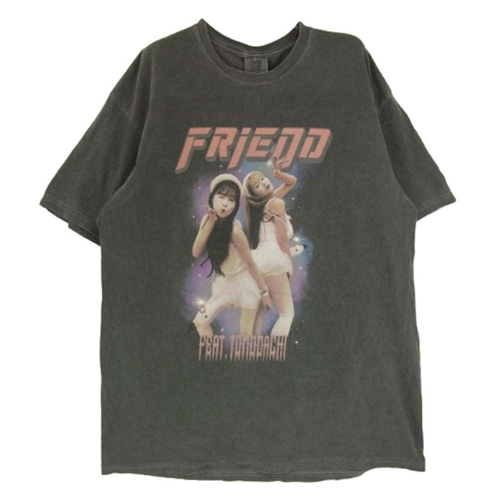 ヴィンテージ 重盛さと美 FRIEND フレンド 記念Tシャツ グレー系 XL【中古】