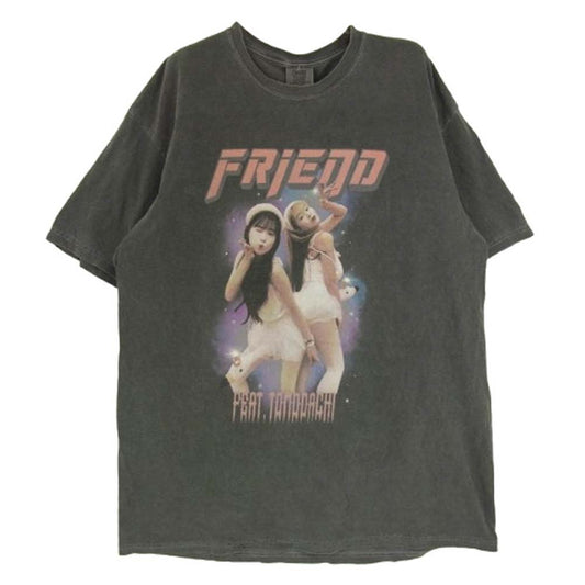 ヴィンテージ 重盛さと美 FRIEND フレンド 記念Tシャツ グレー系 XL【中古】