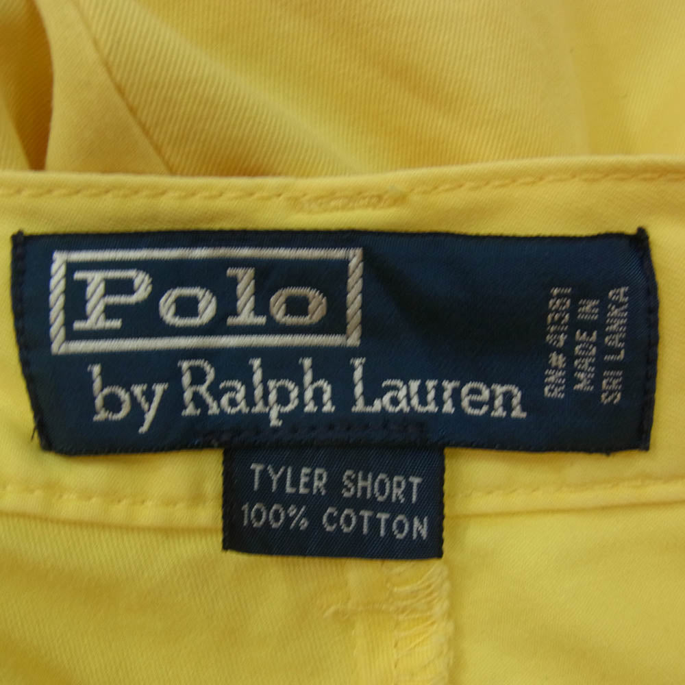POLO RALPH LAUREN ポロ・ラルフローレン TYLER SHORT タイラー ショート パンツ ハーフパンツ イエロー系 34【中古】
