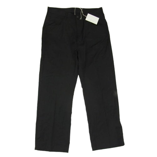 ANCELLM アンセルム ANC-PT44 W/P STRAIGHT PANTS ウール混ポリ スラックス ストレート パンツ ブラック系 2【中古】