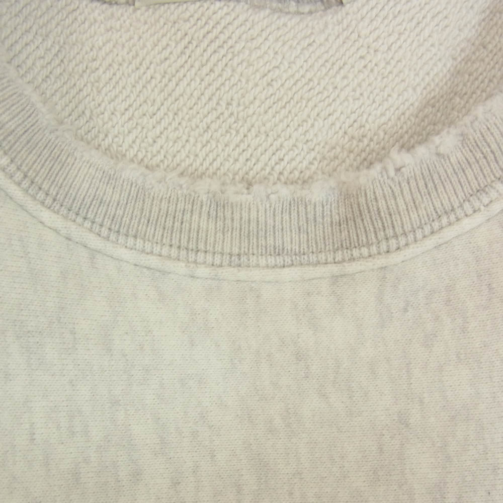 ANCELLM アンセルム 23AW ANC-CT29 HAND PAINTING SWEAT SHIRT ハンド ペイント加工 プルオーバー スウェット トレーナー グレー系 2【中古】