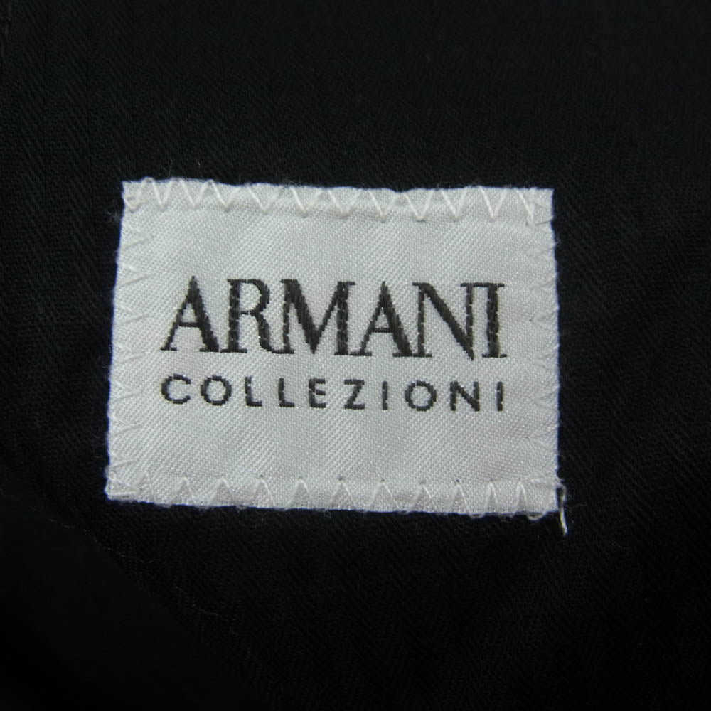 ARMANI COLLEZIONI アルマーニコレッツォーニ ワイドパンツ スラックス ブラック系 50/34【新古品】【未使用】【中古】