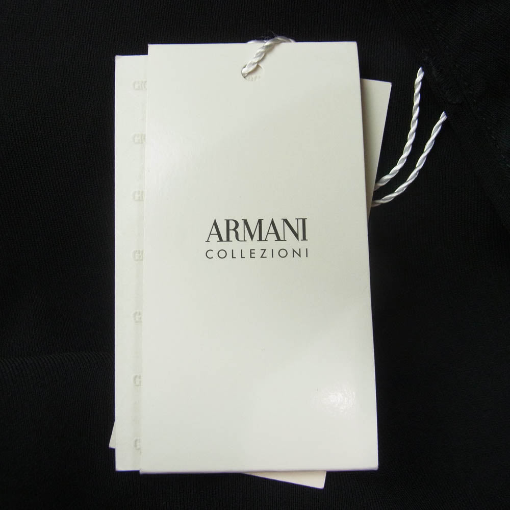ARMANI COLLEZIONI アルマーニコレッツォーニ ワイドパンツ スラックス ブラック系 50/34【新古品】【未使用】【中古】
