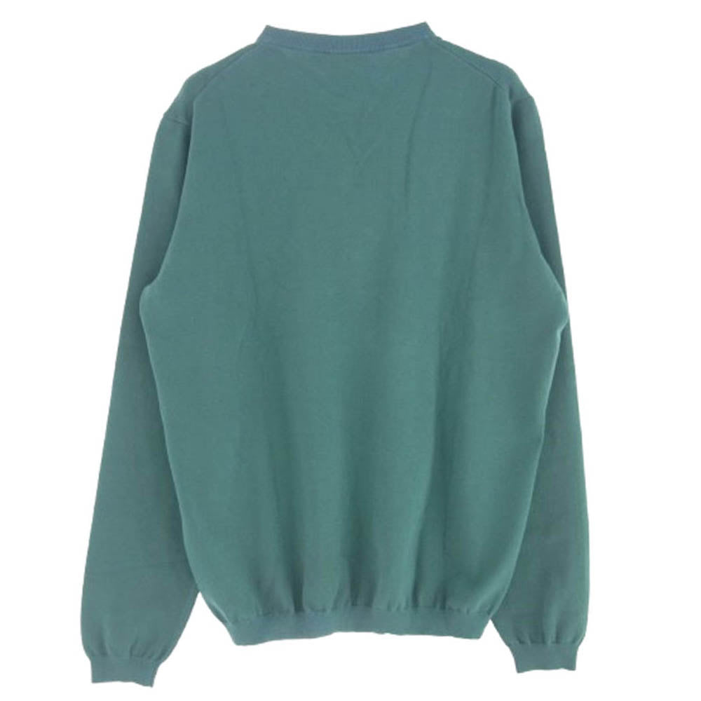 ARMANI COLLEZIONI アルマーニコレッツォーニ Vネック ニット グリーン系 52【極上美品】【中古】