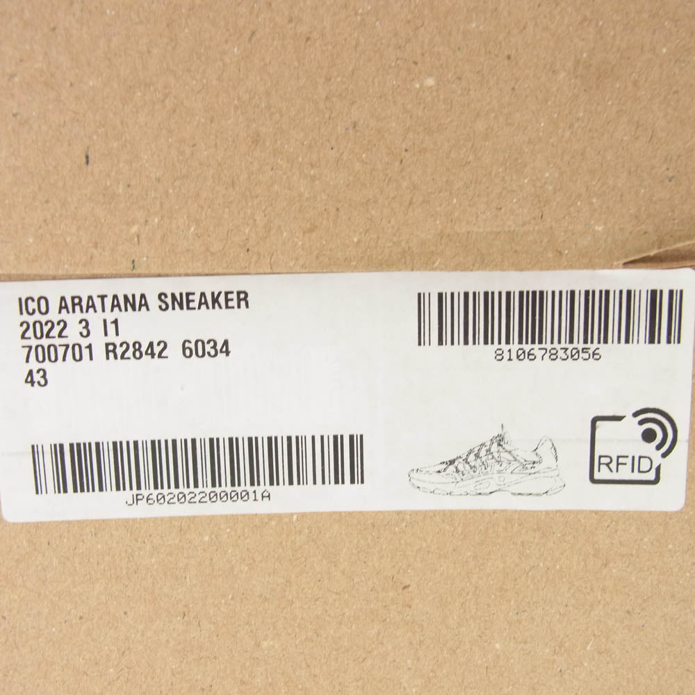 Alexander McQueen アレキサンダーマックイーン 700701 R2842 6034 McQ マックキュー ICO ARATANA SNEAKER スニーカー ブラック系 ピンク系 43【極上美品】【中古】