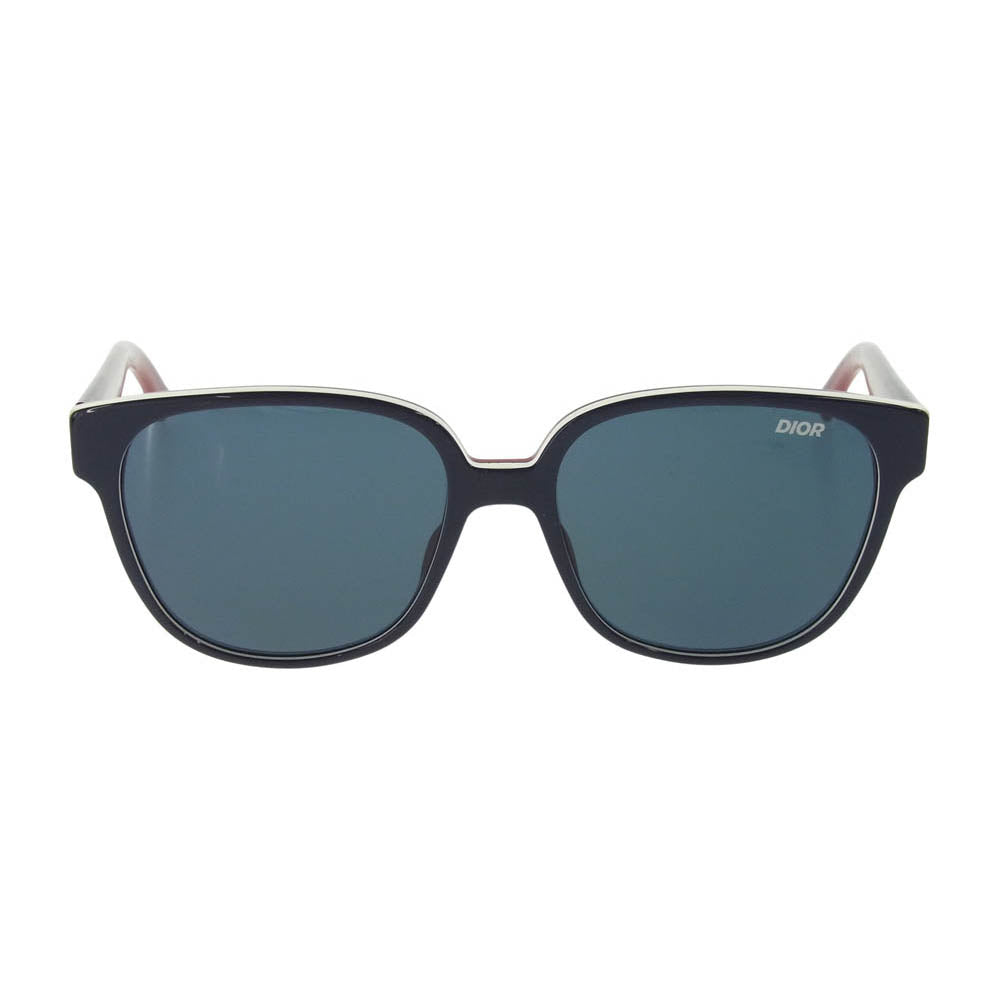 DIOR HOMME ディオールオム DIORFLAG1 セルフレーム ウェリントン サングラス 55□17　150【中古】