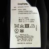 GRAPHPAPER グラフペーパー 22AW GM223-10171 Hard Gabardine Soutien Collar Coat コーデュロイ襟 比翼ボタン ウール ハード ギャバジン ステンカラー コート ブラック系 2【中古】