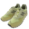 AURALEE オーラリー U475AR NEW BALANCE ニューバランス 475 Vintage Yellow ヴィンテージイエロー スエード スニーカー イエロー系 27cm【新古品】【未使用】【中古】
