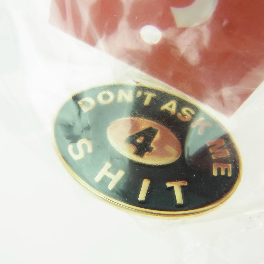 Supreme シュプリーム 18ss ASK ME PINS エナメル ピンズ ピンバッチ【新古品】【未使用】【中古】