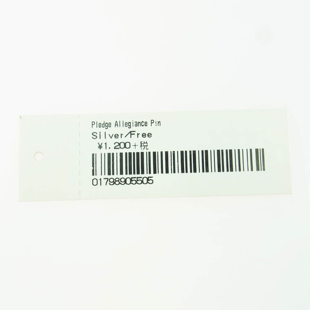 Supreme シュプリーム 19AW Pledge Allegiance Pin ピンズ ピンバッジ【新古品】【未使用】【中古】