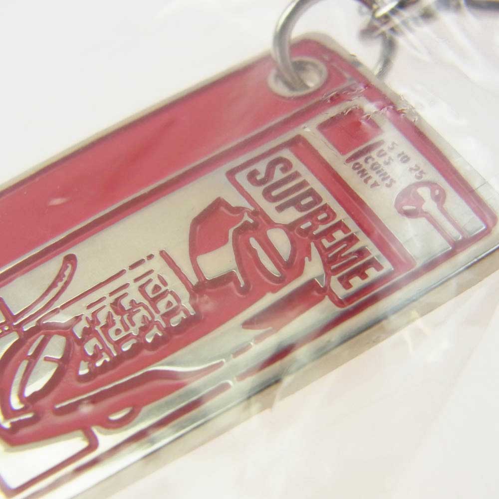 Supreme シュプリーム 18AW payphone Keychain red キーホルダー キーチェーン シルバー系 レッド系【新古品】【未使用】【中古】
