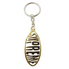 Supreme シュプリーム 17SS Oval Logo Keychain ロゴデザイン キーホルダー キーチェーン シルバー系 ゴールド系【新古品】【未使用】【中古】