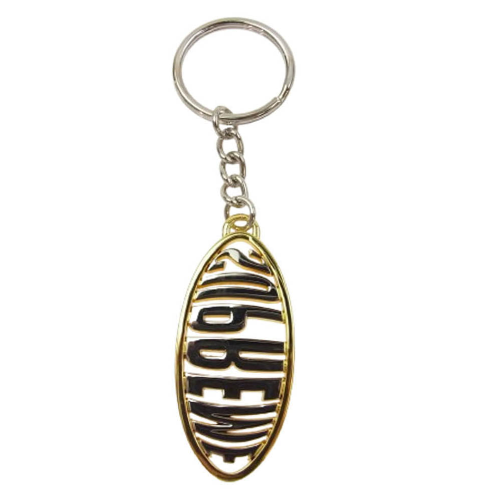 Supreme シュプリーム 17SS Oval Logo Keychain ロゴデザイン キーホルダー キーチェーン シルバー系 ゴールド系【新古品】【未使用】【中古】