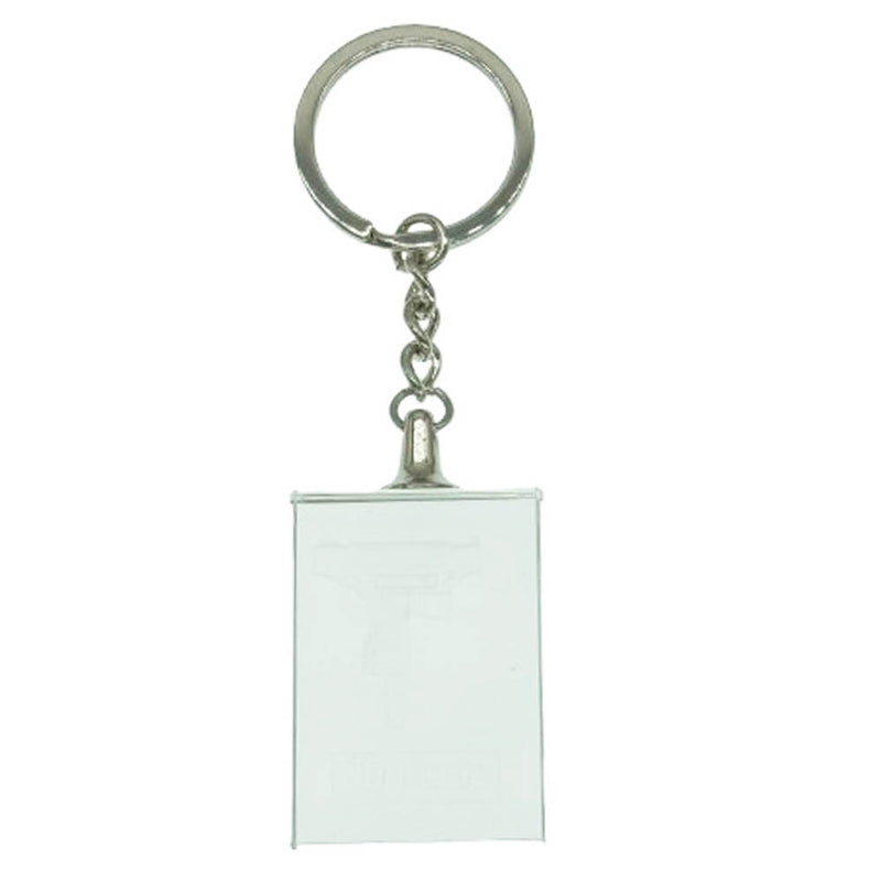 Supreme シュプリーム 15AW 3D Lucite Uzi Keychain 3D デザイン マシンガン キーホルダー キーチェーン クリア系 シルバー系【新古品】【未使用】【中古】