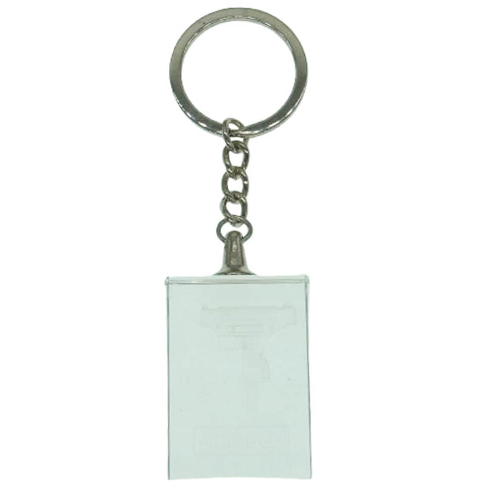 Supreme シュプリーム 15AW 3D Lucite Uzi Keychain 3D デザイン マシンガン キーホルダー キーチェーン クリア系 シルバー系【新古品】【未使用】【中古】