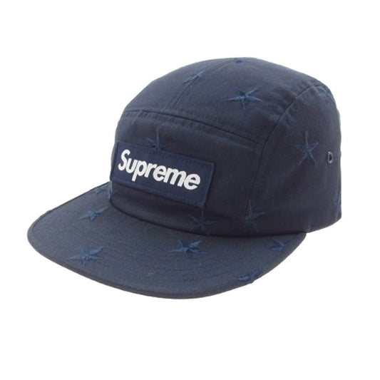 Supreme シュプリーム 13AW Stars Camp Cap スター キャンプ キャップ 帽子 ダークネイビー系【中古】