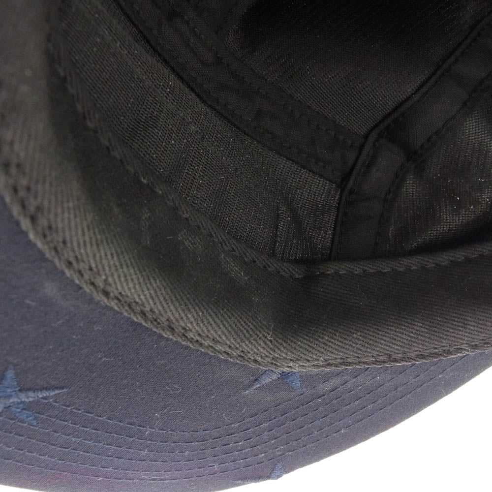 Supreme シュプリーム 13AW Stars Camp Cap スター キャンプ キャップ 帽子 ダークネイビー系【中古】