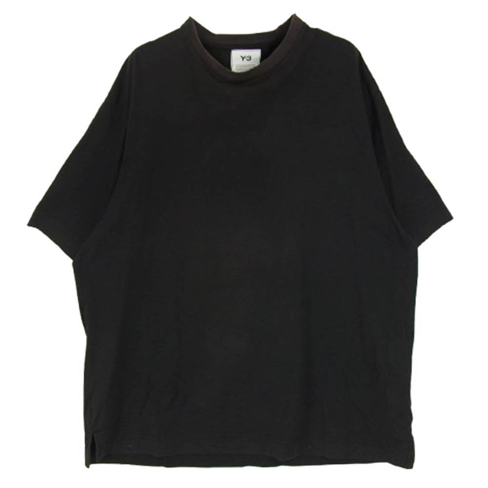 Y-3 Yohji Yamamoto ワイスリー ヨウジヤマモト 16C001 バックロゴ 半袖 Tシャツ ブラック系 M【中古】