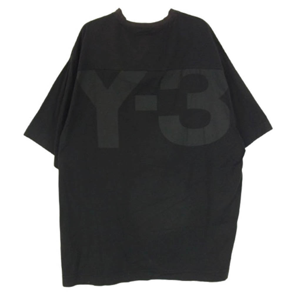 Y-3 Yohji Yamamoto ワイスリー ヨウジヤマモト 16C001 バックロゴ 半袖 Tシャツ ブラック系 M【中古】