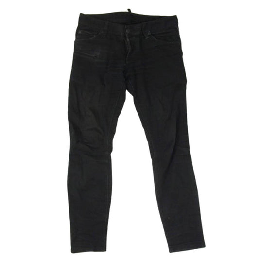 DSQUARED2 ディースクエアード 15AW S7 1LB0G21 S30501 ジップポケット ボタンフライ ブラック ジーンズ デニム パンツ ブラック系 44【中古】