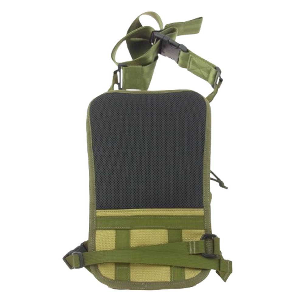 BRIEFING ブリーフィング DROP POUCH RM  ボディバッグ ウエストポーチ カーキ系【美品】【中古】