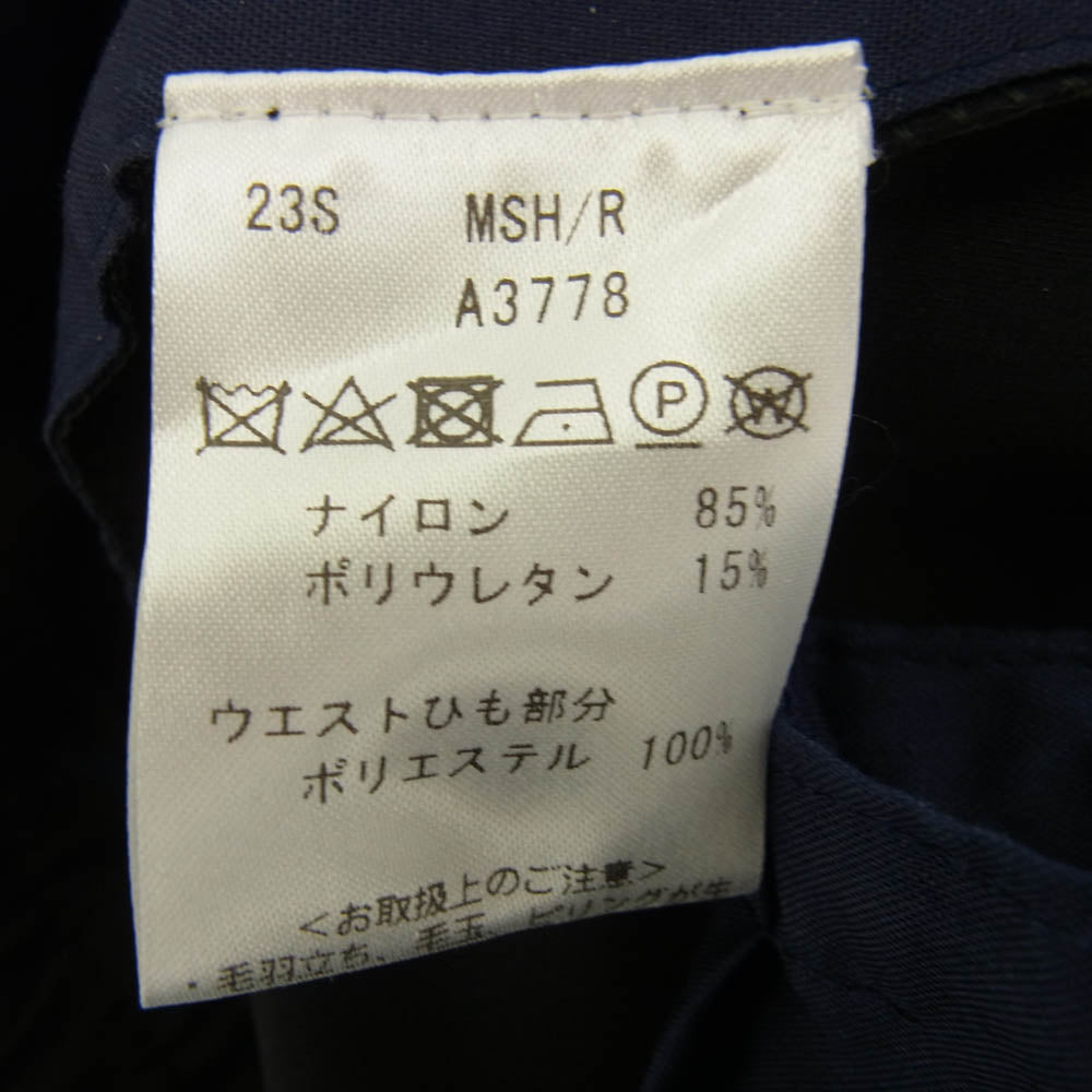 ジャブスアルキヴィオ 干場義雅×菅原靴店 別注 MSH/R 永久クリース ジョガーパンツ ブラック系 42【中古】