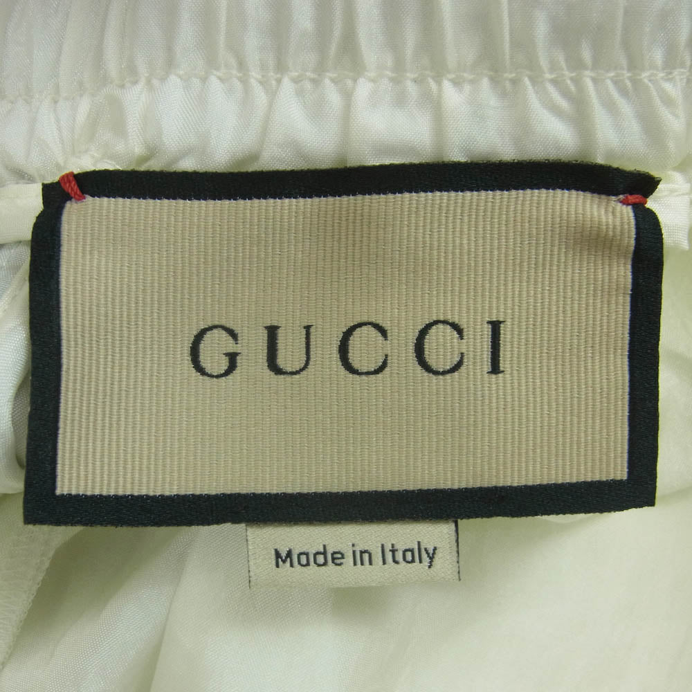 GUCCI グッチ 678653XJDYH BERMUDA Technical nylon shorts テクニカル ナイロン ショーツ ハーフ パンツ オフホワイト系 XS【美品】【中古】