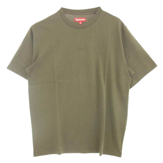 Supreme シュプリーム 23AW High Density Small Box S/S ハイデンシティースモールボックスショートスリーブトップ Tシャツ オリーブ カーキ系 M【美品】【中古】