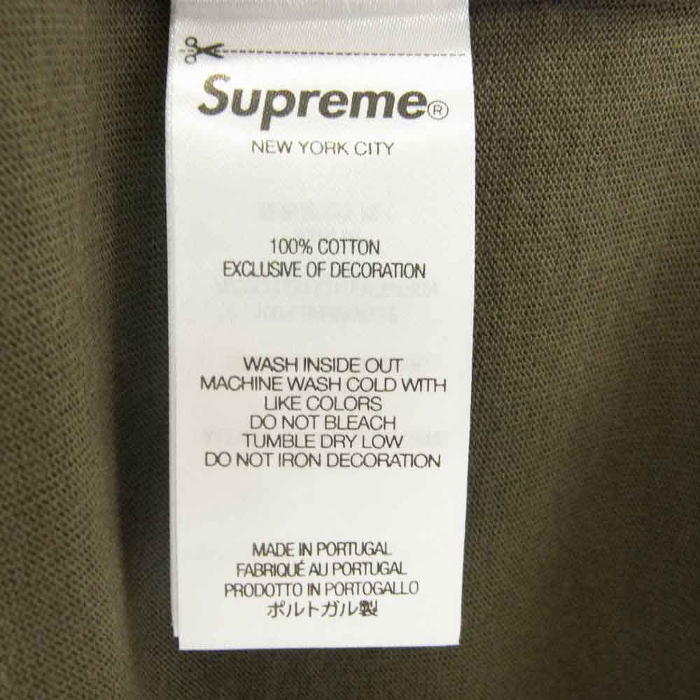Supreme シュプリーム 23AW High Density Small Box S/S ハイデンシティースモールボックスショートスリーブトップ Tシャツ オリーブ カーキ系 M【美品】【中古】