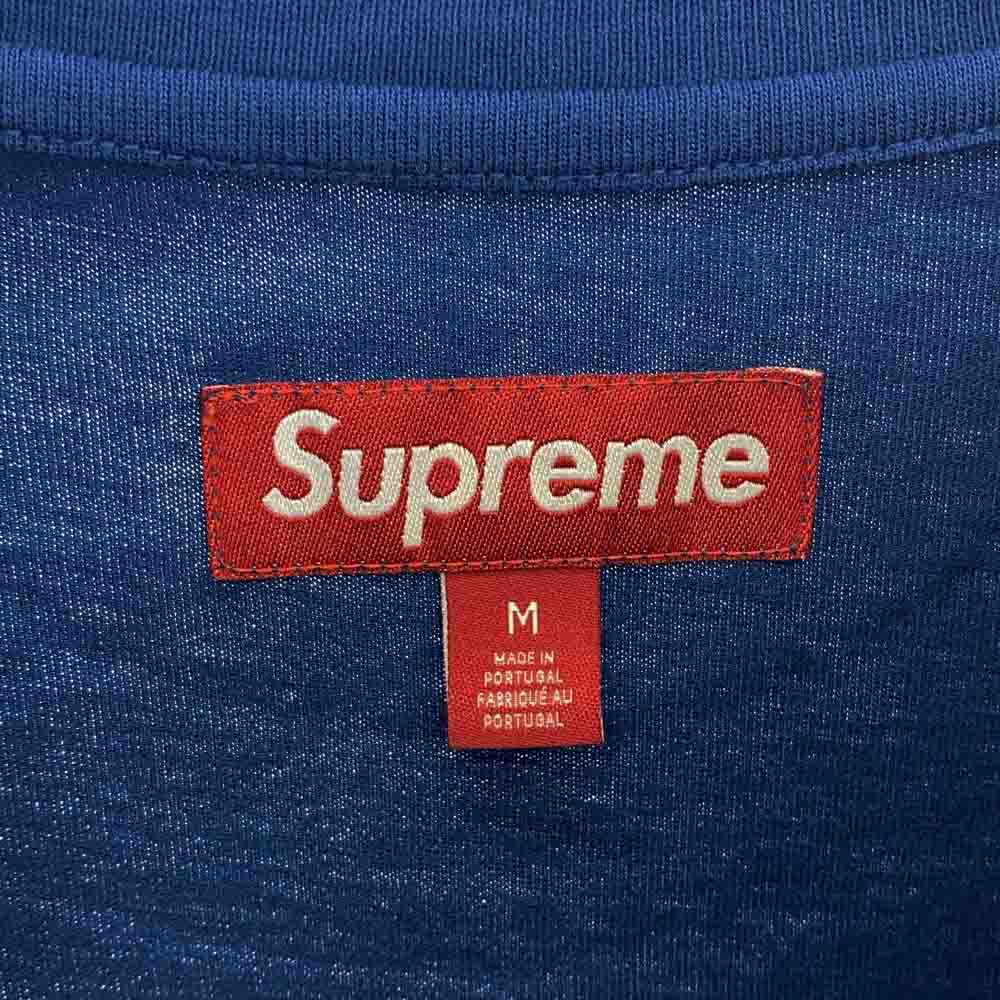 Supreme シュプリーム 23AW High Density Small Box S/S ハイデンシティースモールボックスショートスリーブトップ Tシャツ ライトネイビー M ライトネイビー系【極上美品】【中古】