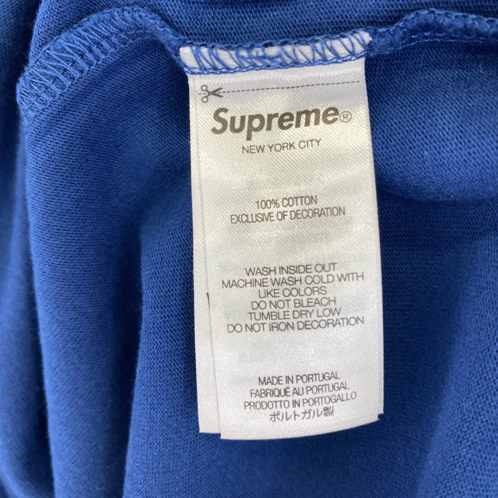 Supreme シュプリーム 23AW High Density Small Box S/S ハイデンシティースモールボックスショートスリーブトップ Tシャツ ライトネイビー M ライトネイビー系【極上美品】【中古】