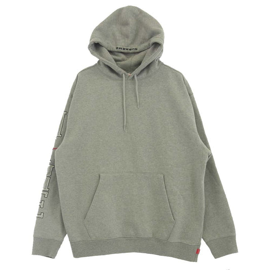Supreme シュプリーム 24SS Nike Hooded Sweatshirt ナイキ フーディー スウェットシャツ パーカー グレー系 M【中古】
