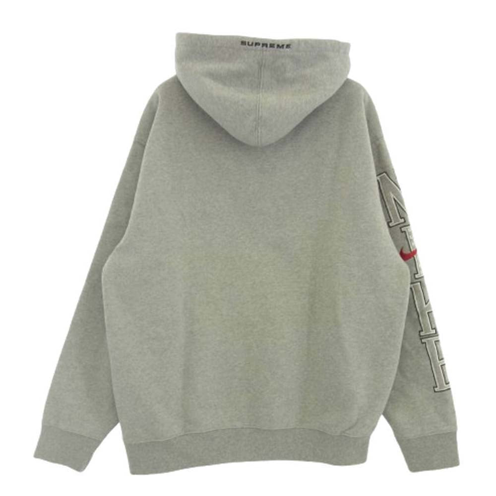 Supreme シュプリーム 24SS Nike Hooded Sweatshirt ナイキ フーディー スウェットシャツ パーカー グレー系 M【中古】