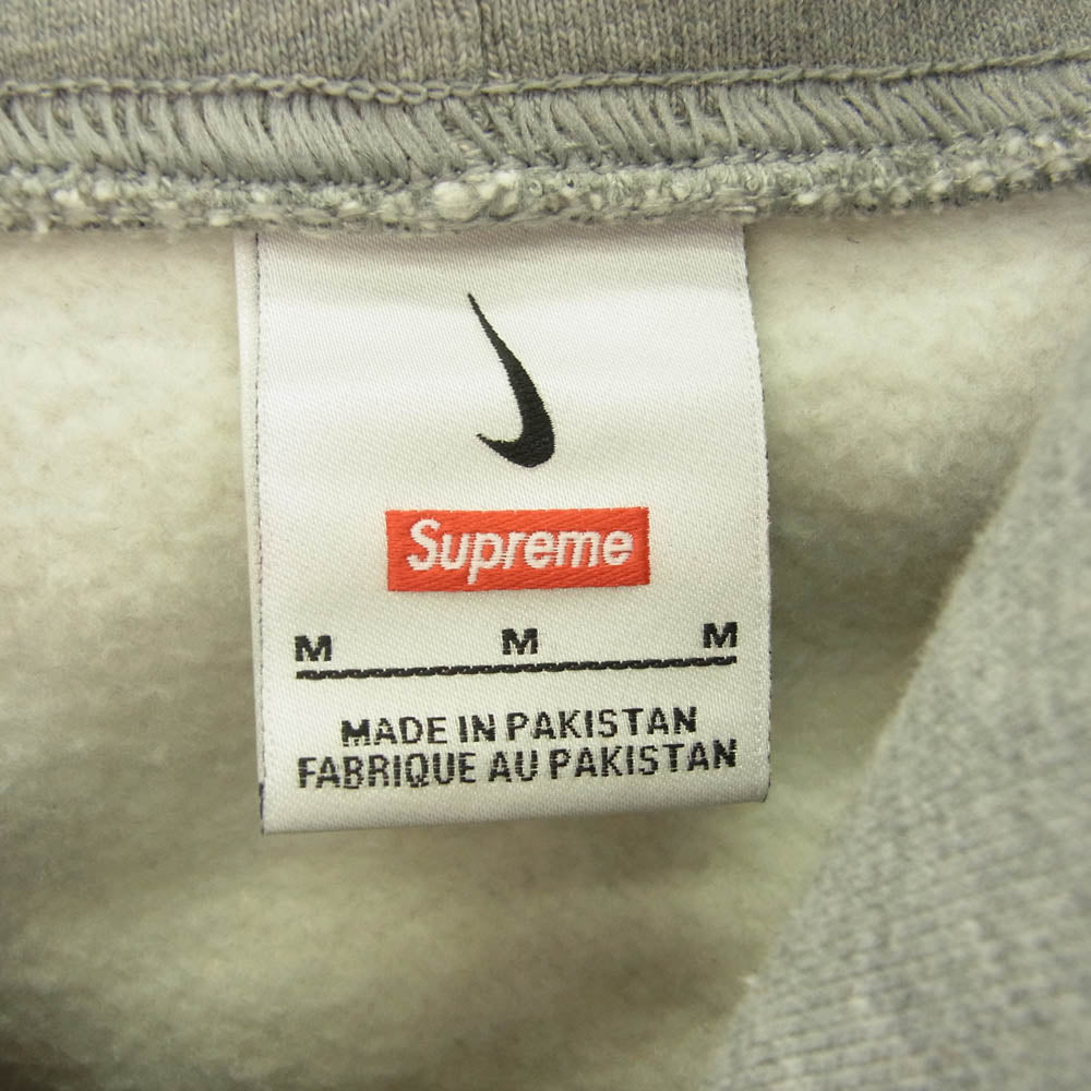 Supreme シュプリーム 24SS Nike Hooded Sweatshirt ナイキ フーディー スウェットシャツ パーカー グレー系 M【中古】