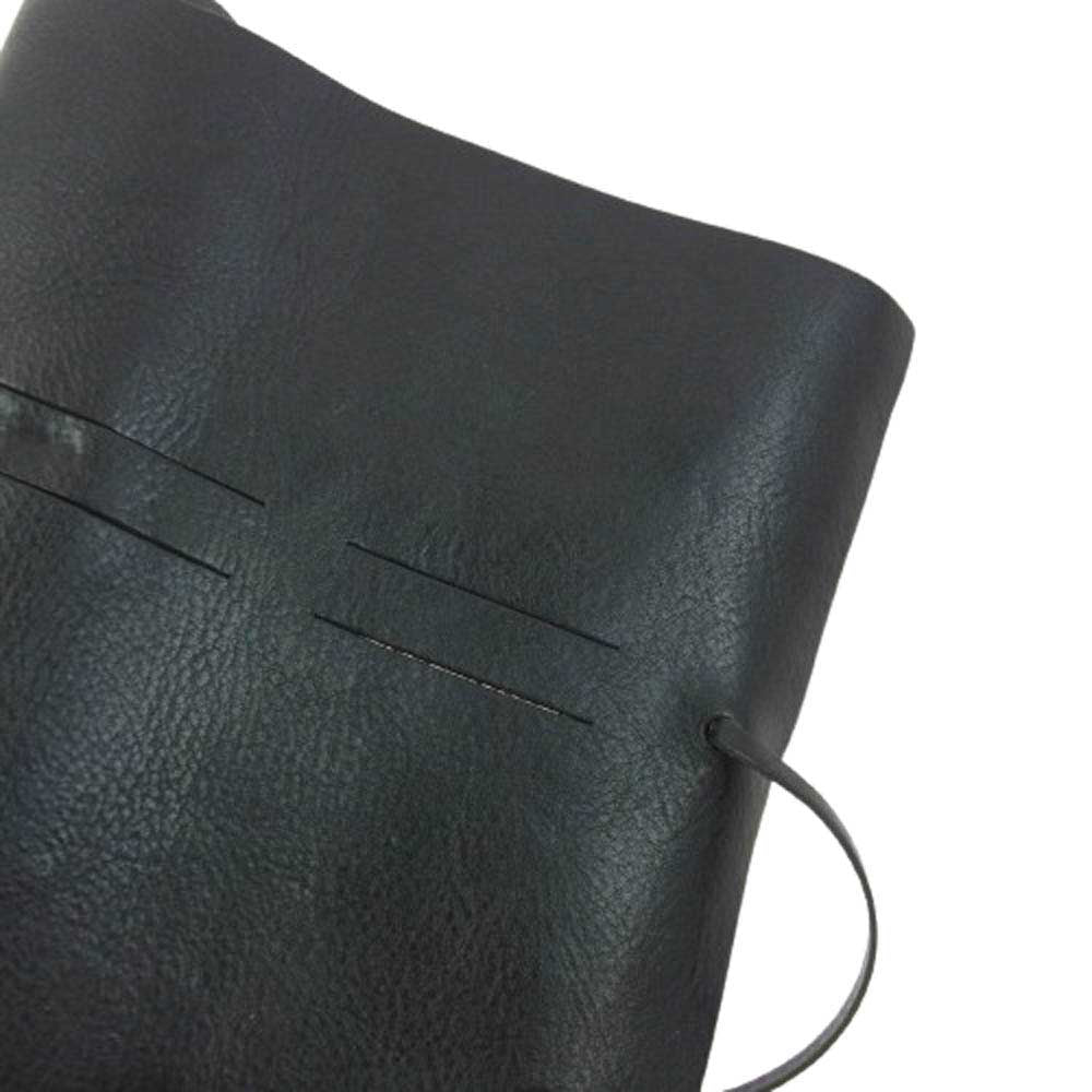 IL BISONTE イルビゾンテ ロール ペンケース ブラック系【中古】