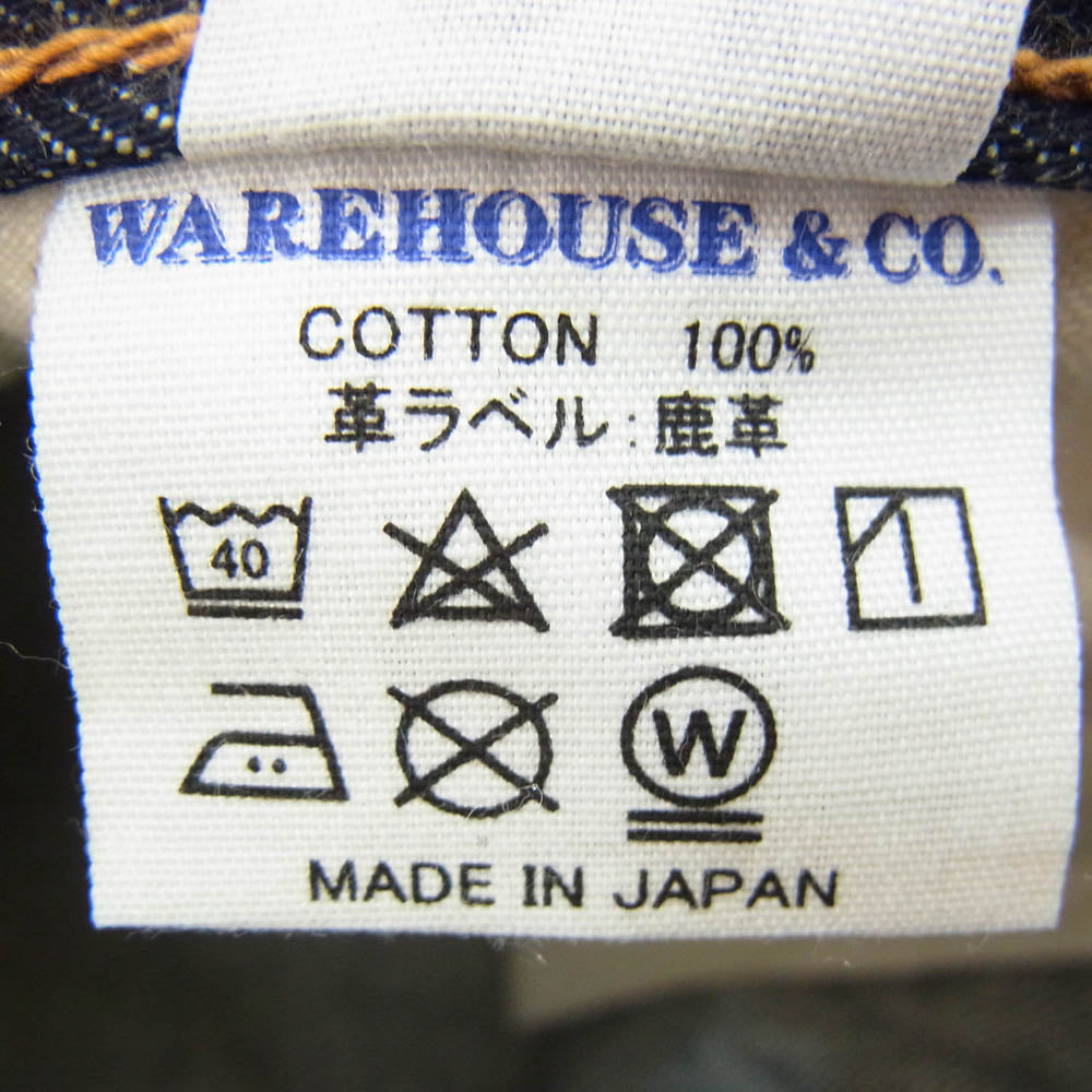 WAREHOUSE ウエアハウス 220A DENIME ドゥニーム  OFFSET XX MODEL ジーンズ デニムパンツ ジーパン インディゴブルー系 34【中古】